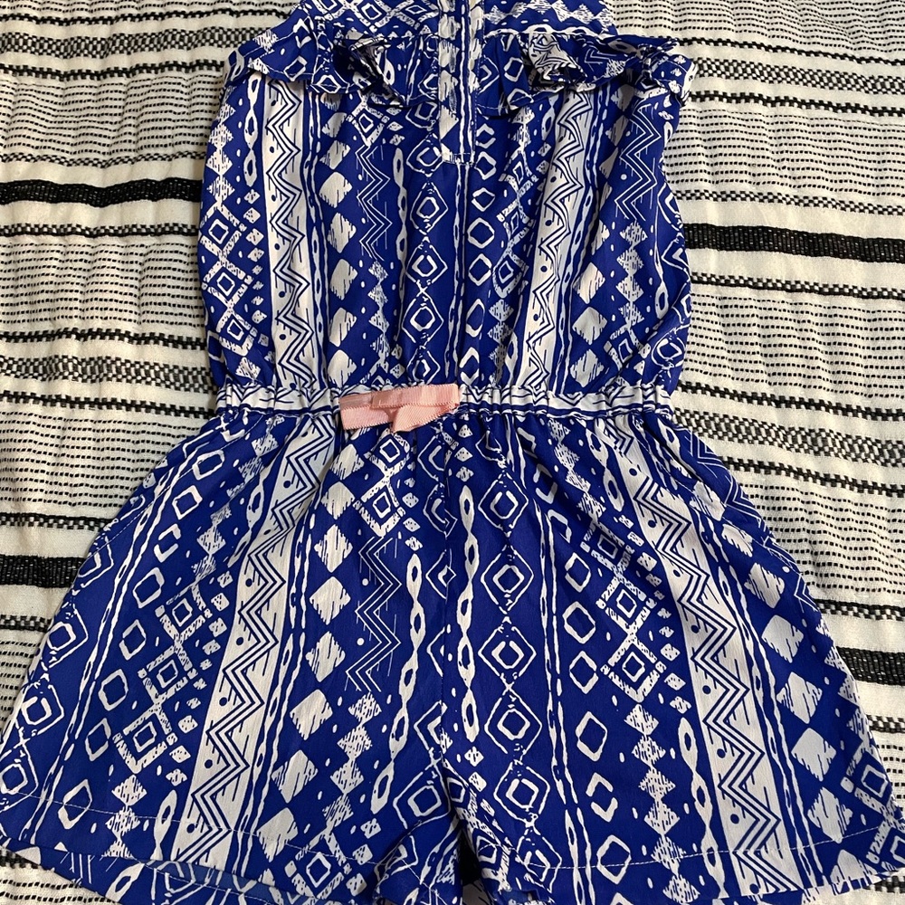 Japna girl romper 5/$25 💚 💜
